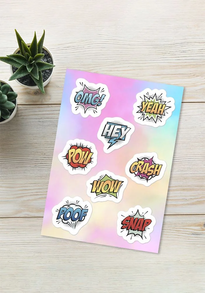 Kiss-Cut Sticker Sheet