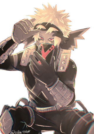 Katsuki taking a picture - n0va4hub